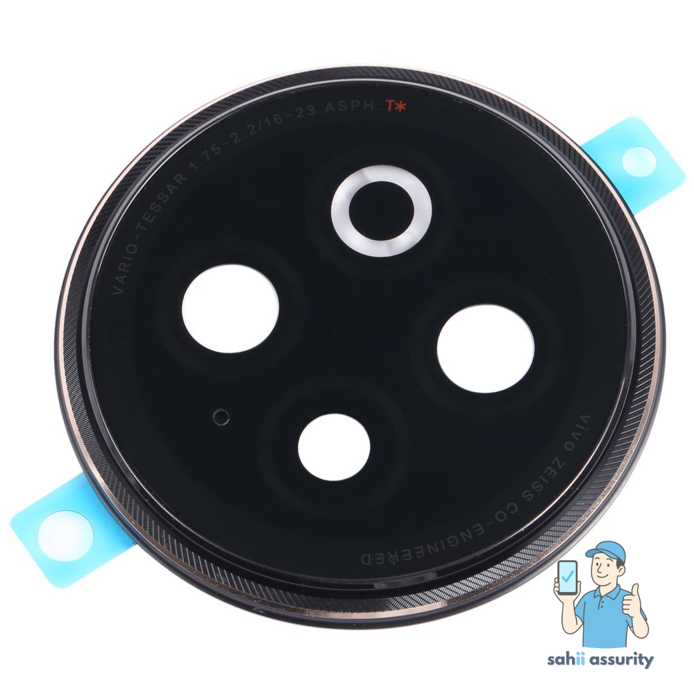 Camera Lens Glass with Frame for Vivo X Fold 2 Black